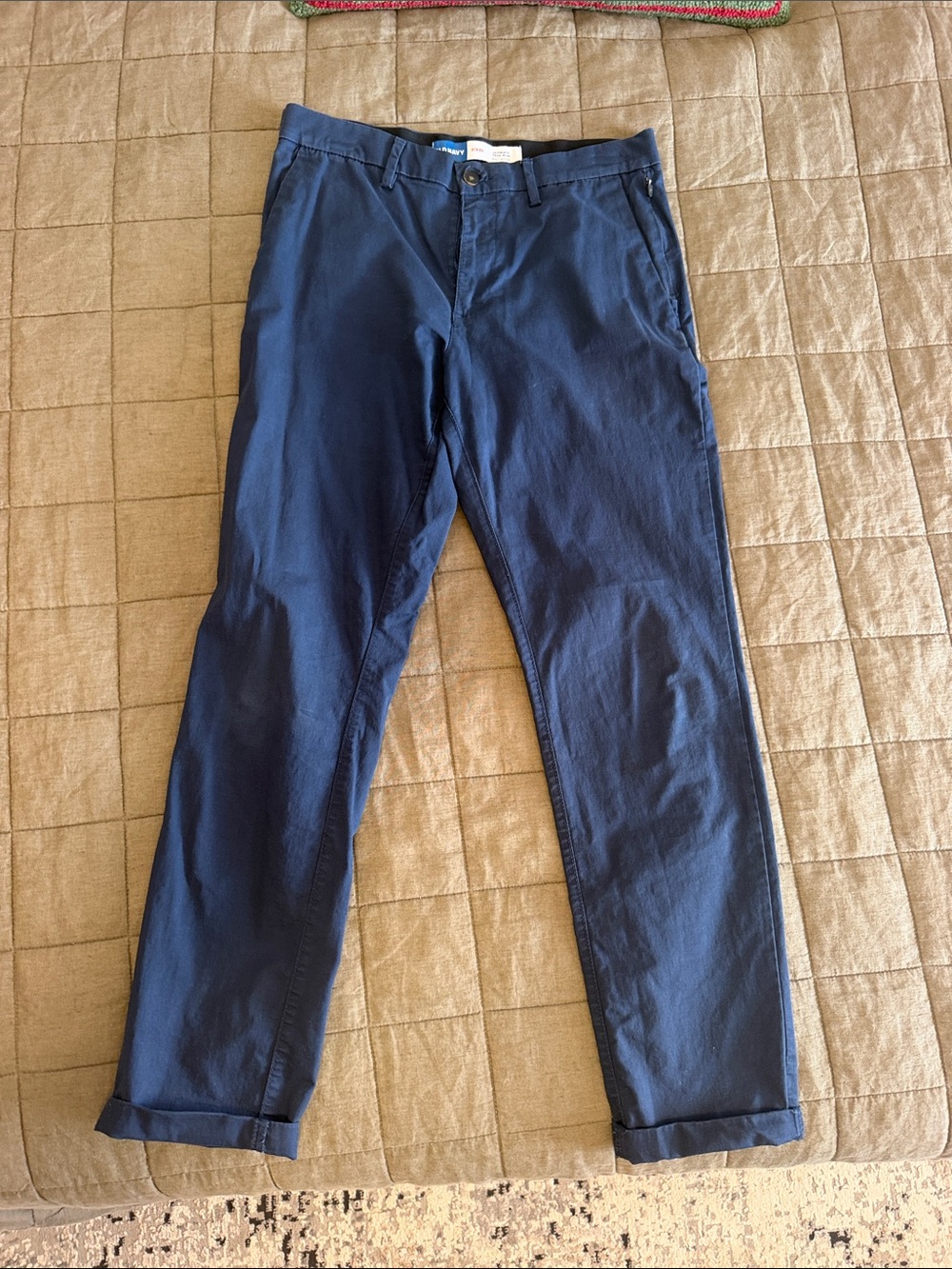 Old Navy Men's Navy Chinos - Classic Straight Fit
